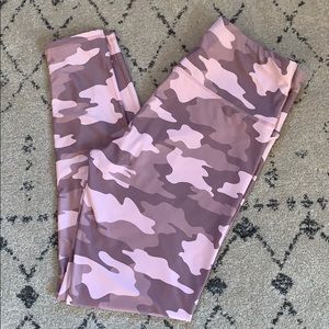 Pink Camo Workout Leggings